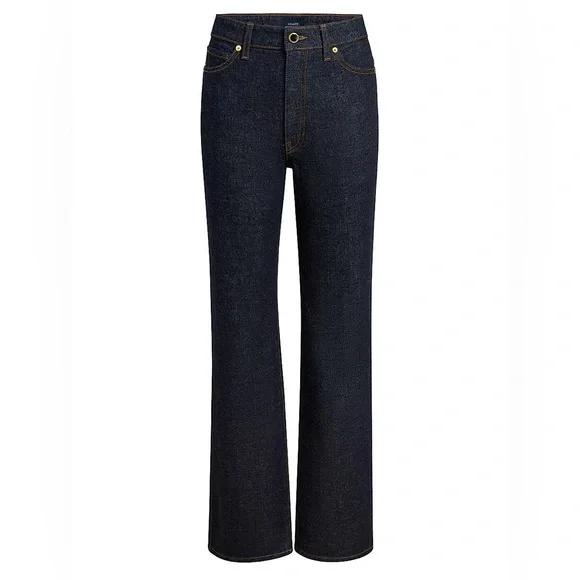 Khaite Iconic Danielle Dark Blue Women's Jeans - Picture 1 of 13